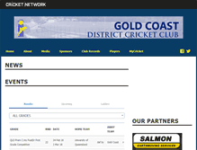 Tablet Screenshot of goldcoastdolphins.com.au